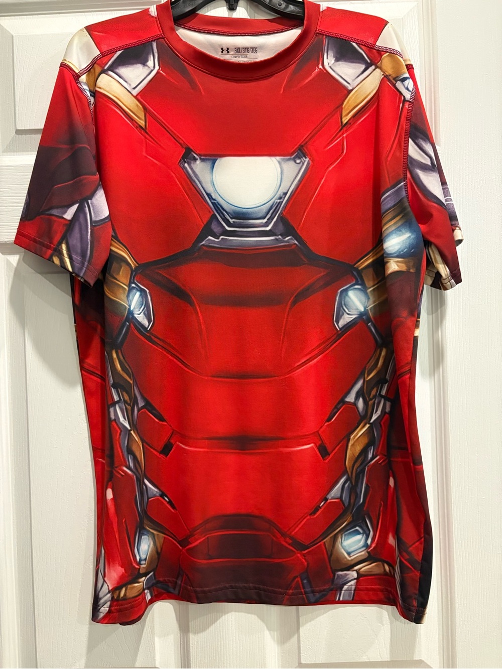 Under Armour Men’s Iron Man Marvel alter ego compression shirt 3X
